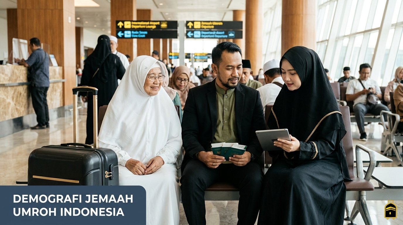demografi jemaah umroh indonesia berdasarkan usia dan profesi