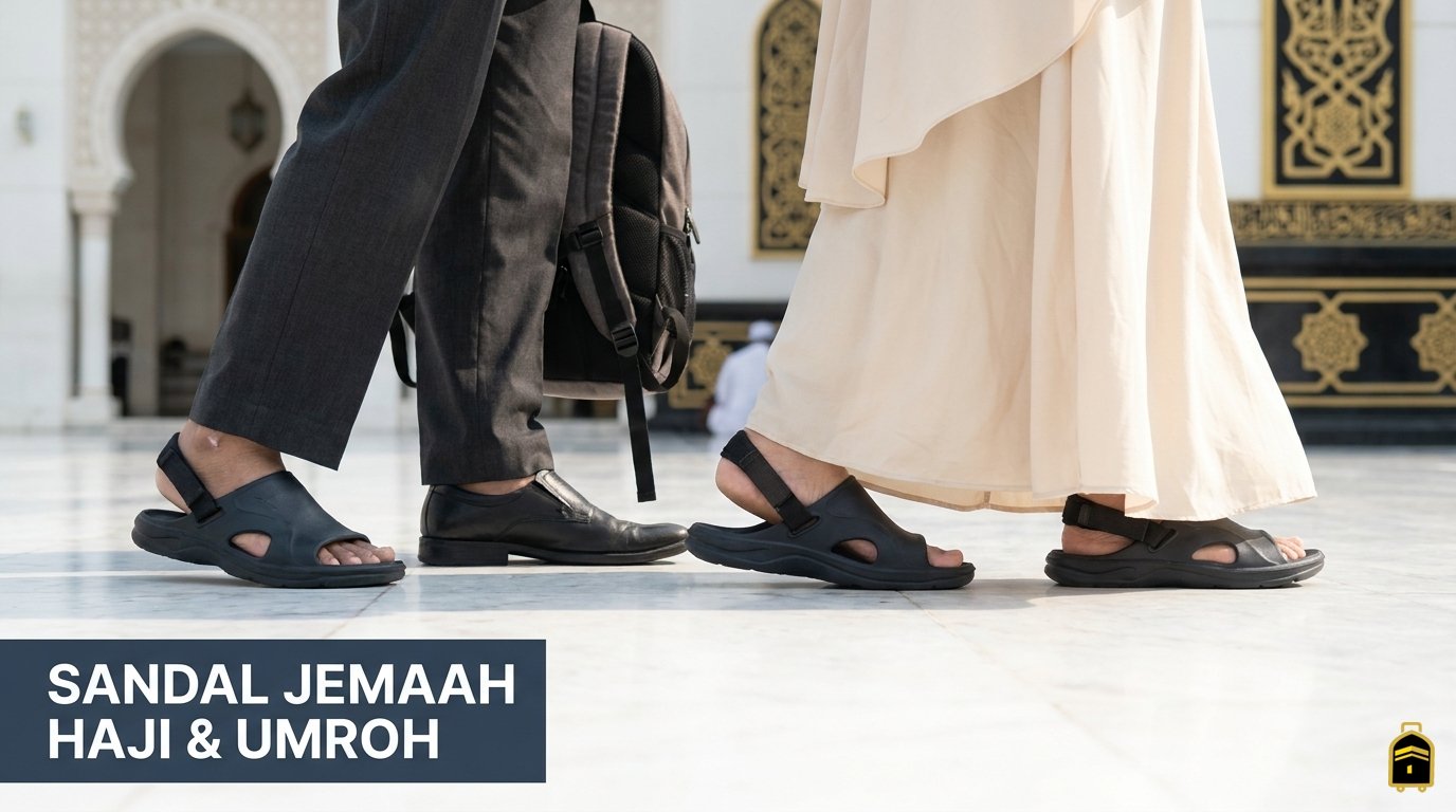 sandal jemaah haji dan Umroh