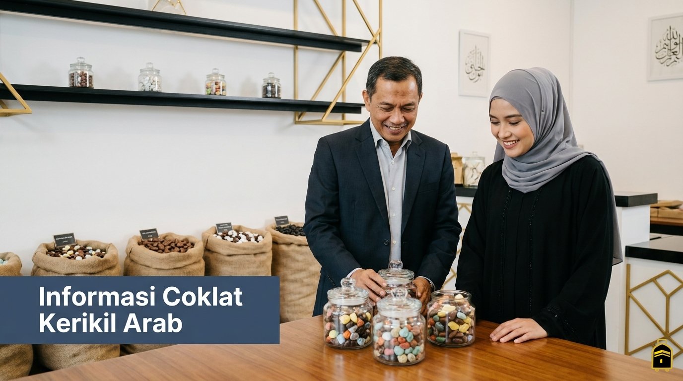 Coklat Kerikil Arab