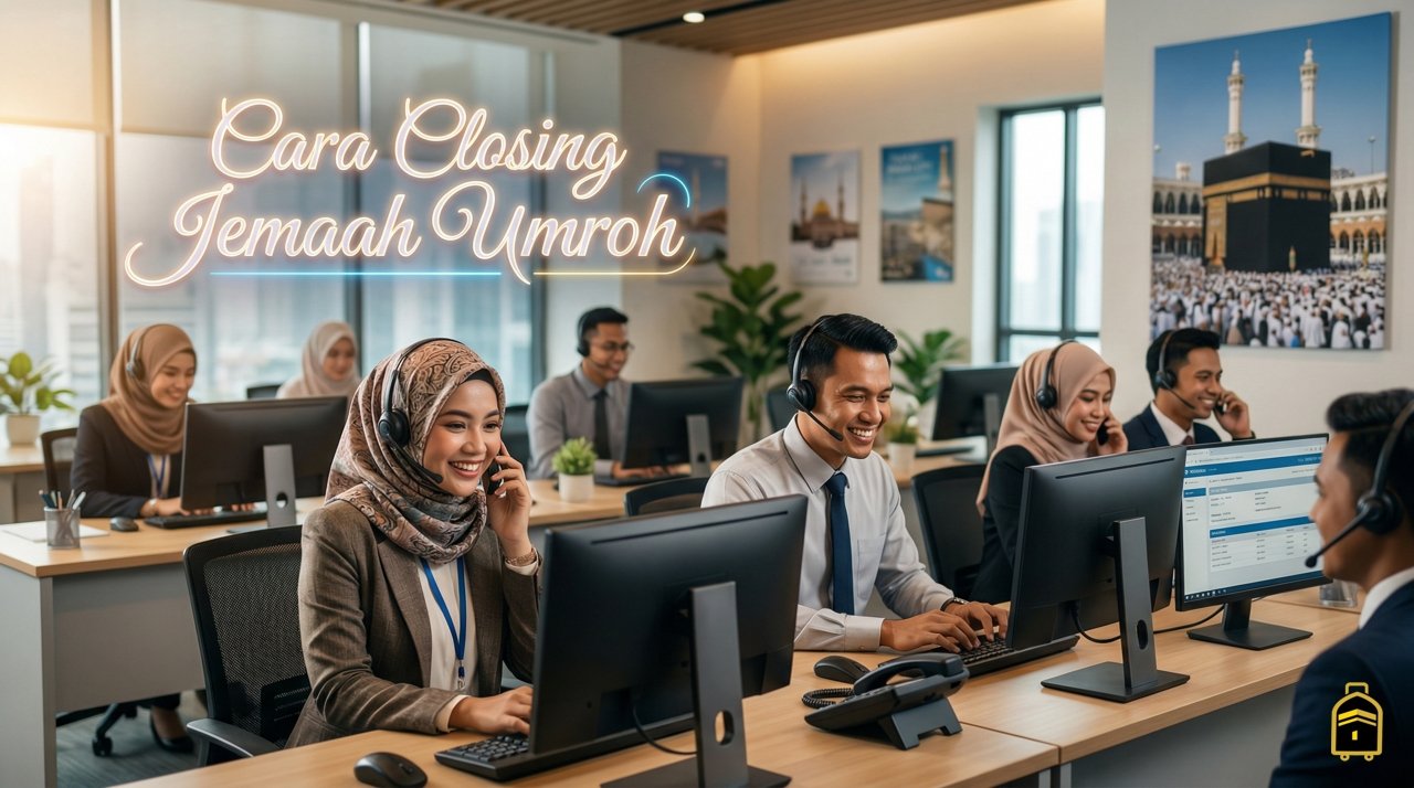 cara closing jemaah umroh