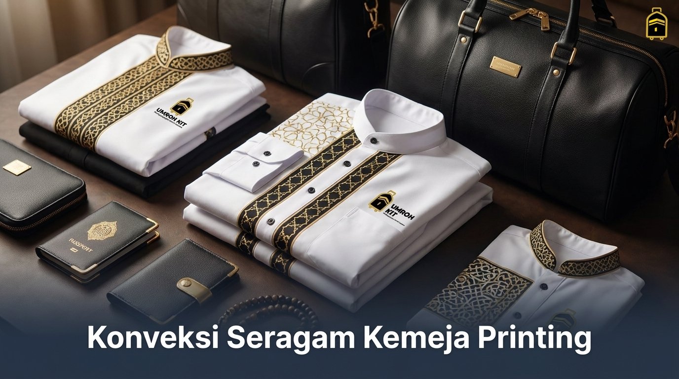 konveksi kemeja printing seragam jamaah