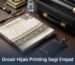 Grosir hijab printing segi empat seragam