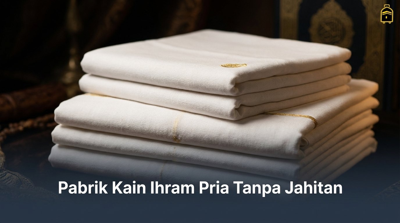 Pabrik kain ihram pria tanpa jahitan