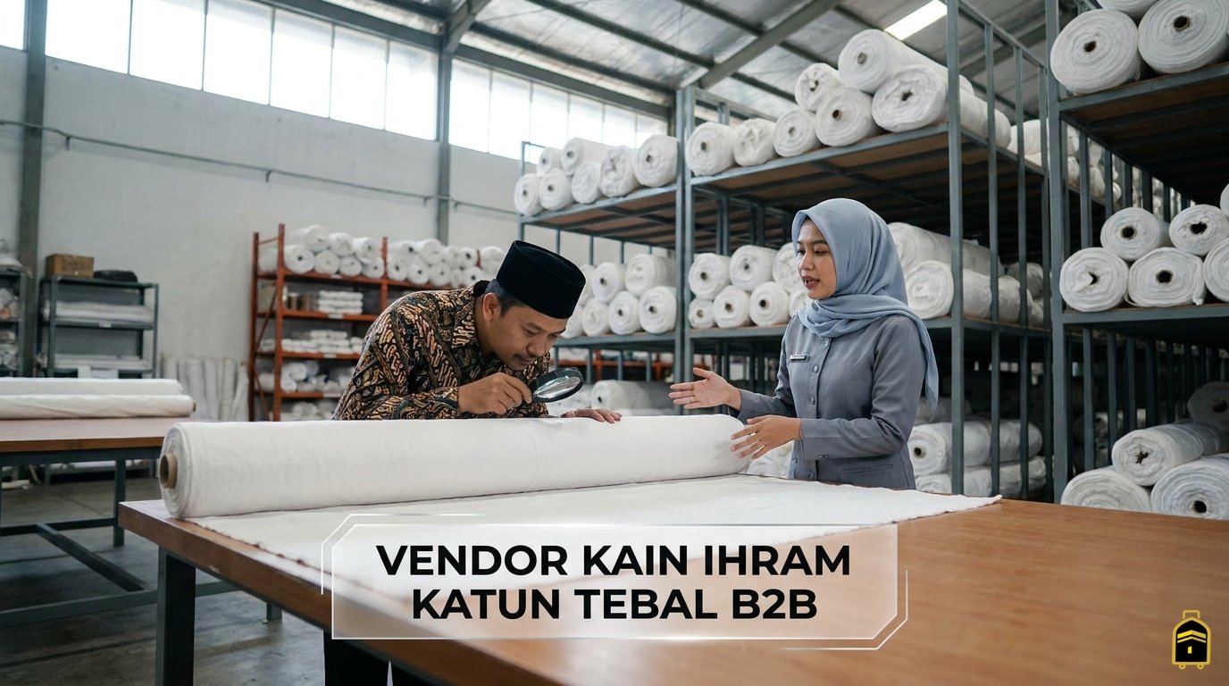 Vendor kain ihram katun tebal b2b