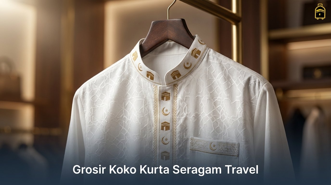 Grosir Koko Kurta Seragam Travel Umroh Haji
